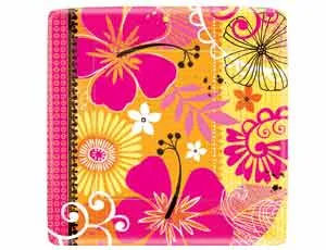 Тарелки  "Тропическая жара" 17 см. 8 шт.