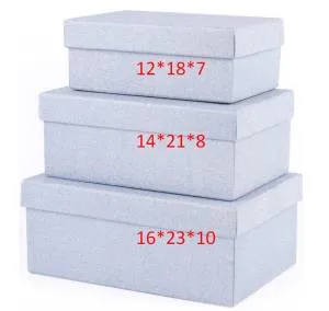 Коробка 12*18*7 см Серебр-гол с блестками / HZ-2237-4