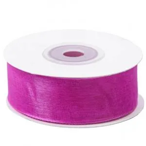 Лента Шифон 2,5 см.*22,85 м. Сиреневая / 4887114