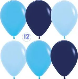 12" Ассорти морское, пастель 50 шт.(Колумбия) / 160566 