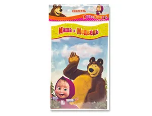 Скатерть "Маша и медведь"130х180 см