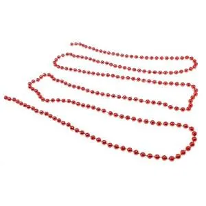 Бусы на елку Красные 2,7 м./ ч11228