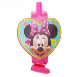 Язычок-гудок с карточкой "Disney Минни Маус" 8 шт