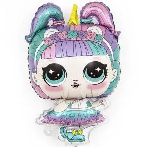 Модная кукла (ободок-единорог) 32" (Китай)/190869