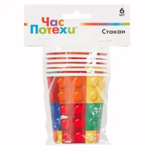 Стакан "Конструктор" 190 мл 6 шт/1502-4316