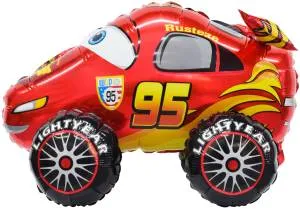 3D Гоночная машинка, красный 26" / Китай 26124