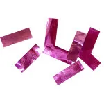 Конфетти для шаров "Прямоугольники"фольга,розовый d=2-5 см., 50 гр.