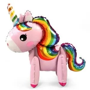 Единорог Радужный, Розовый 23"(Китай) /  15132