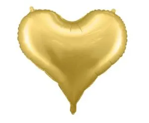 Сердце золото 75*64,5 см  (PartyDeco) Китай