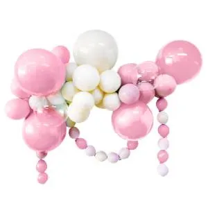 Гирлянда Розовый микс пастель из воздушных шаров, 51 шт. в уп./6233272