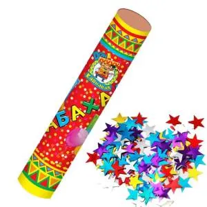 Бабахалка 20 см. Звезды (фол)