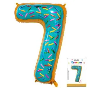 Цифра "7" Пончик 34"/ Китай 190018-7