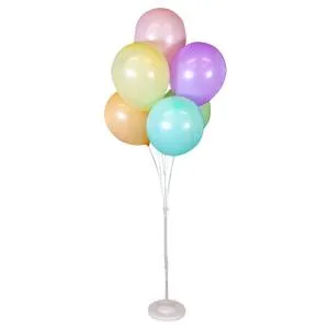 Стойка для шаров "Сердце" 11 насадок, 1 м. (Китай) ВТ019-new