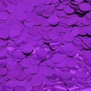 Конфетти для шаров "Круг фиолетовый" d=1 см., 50 гр./6015213