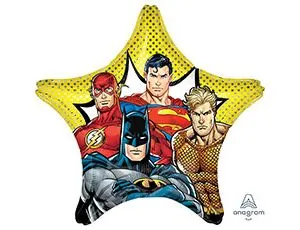 Шар Джамбо P 38 Лига справедливости звезда (Анаграм) / 1203-0714