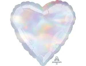 Сердце Блеск Iridescent 19" (Анаграм) /1205-0110