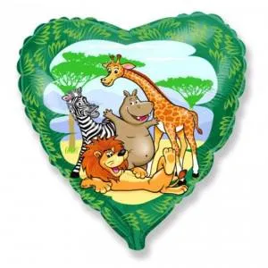 18" Животные в джунглях ( Flexmetall)/1202-1096