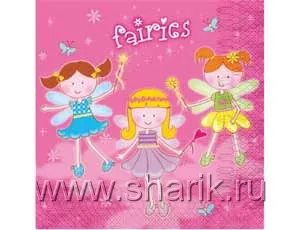 Салфетки бумажные "Феечки"