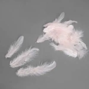 Набор перьев (нежно-розовые) 8-10 см. 100 шт./ч33102
