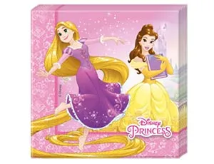 Салфетка Принцессы Герои 33 см 20 шт.