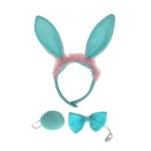 Набор "Зайка" (ободок, бабочка, хвост) 
