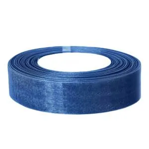 Лента Органза 2.5 см.*22.85 м Синий / О251070