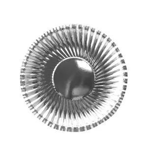 Тарелки "Серебряные фактурные" 18 см. 6 шт./1707289