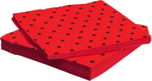 Салфетка Божья коровка, красные 33х33см 20шт