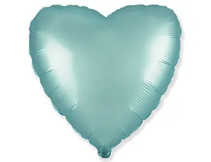 Сердце Сатин Blue 18"/1204-0953
