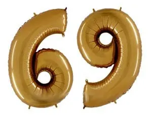 Цифра "6/9" -  Золото /Grabo                     