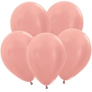 12" Розовое золото металлик 12 шт (Колумбия)