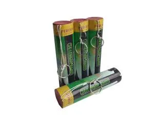 Цветной дым L зеленый с чекой