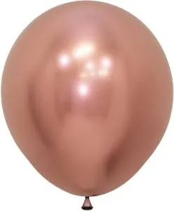 18" Зеркальные шары Рефлекс, Розовое Золото (6шт) (Колумбия)/179490