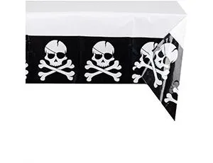 Скатерть "Череп Пирата черн" 1,2*1,8 м