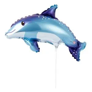МИНИ Дельфин милый, голубой / 1206-1555