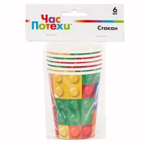 Стакан "Конструктор" 250 мл 6 шт/1502-4315