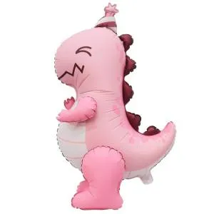 AIR 3D Динозавр розовый в колпаке (ходячий шар)/ 1208-0924