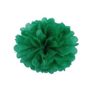Помпон из бумаги 45 см (изумруд)