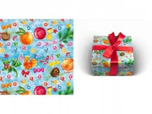 Бумага упак. Новогодняя атмосфера 70*100см (10 листов)/УБ-0702 Optima