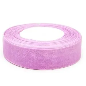 Лента Органза Сиреневый 2.5см*22,86м F014-47/1045-25