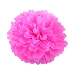Помпон из бумаги 35 см. (розовый) 