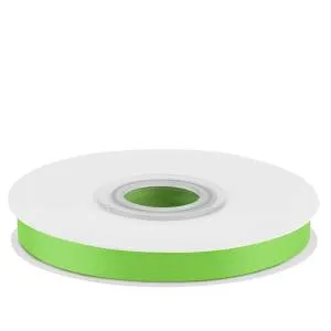 Лента атлас светло-зеленый 7 мм*22,85 м 