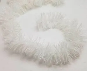 Мишура "Классика" белая перламутр 2 м.*9 см. (Китай) 183003