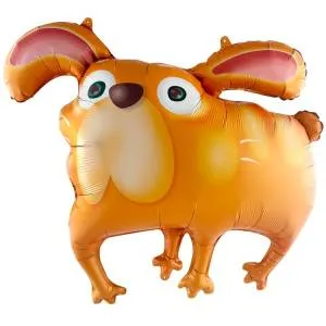 Собака ушастая рыжая / Китай 1207-6237