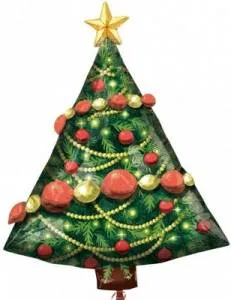 Елка с гирляндой