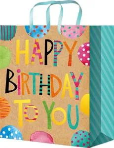 Пакет подарочный L/ППК-4494 26,4*32,7*13,6 см.