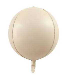 Сфера 3D 22" крем (PartyDeco) / Китай