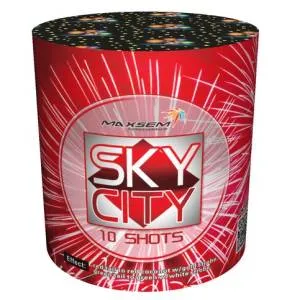Sky city красный 0.8"10залпов