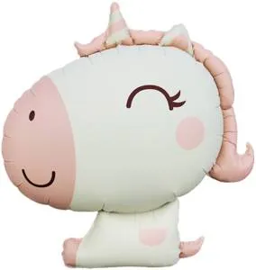 31" Милый Единорог, розовый сатин / Китай 26116