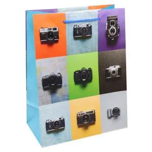 Пакет подарочный L/ППК-7433 26,4*32,7*13,6 см